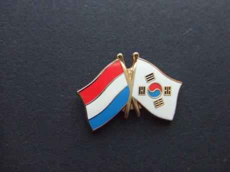 Vlag Nederland Zuid-Korea baseball